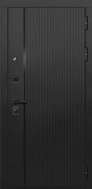 Входная дверь ДвериПРО L-45 Эмаль L-2 (16мм, белая эмаль) DPRO195953 внешняя сторона