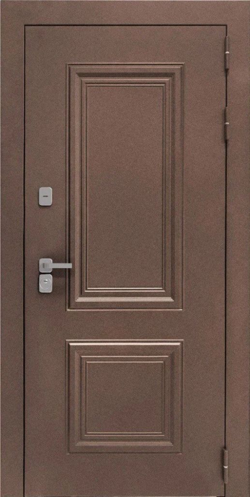 Входная дверь ДвериПРО Д-68 ФЛ-185 (10мм, ПВХ ясень белый) DPRO198113 внешняя сторона